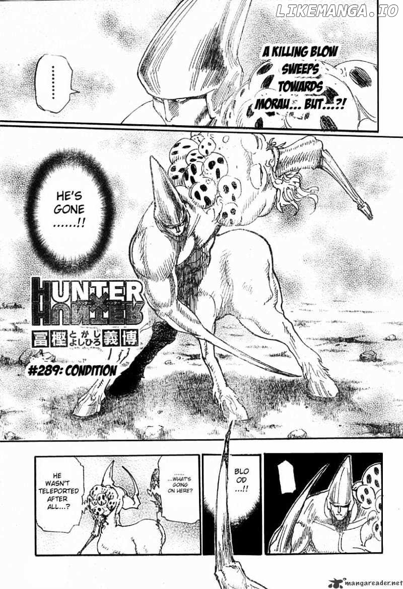 Hunter x Hunter, Chapter 289 image 02
